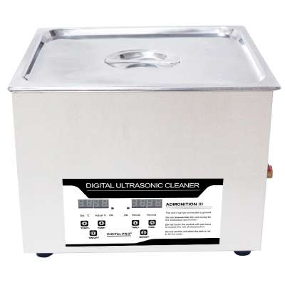 Hot sale 15L 300W SUS304 ultrasonic cleaner for vinyl and PCB washing